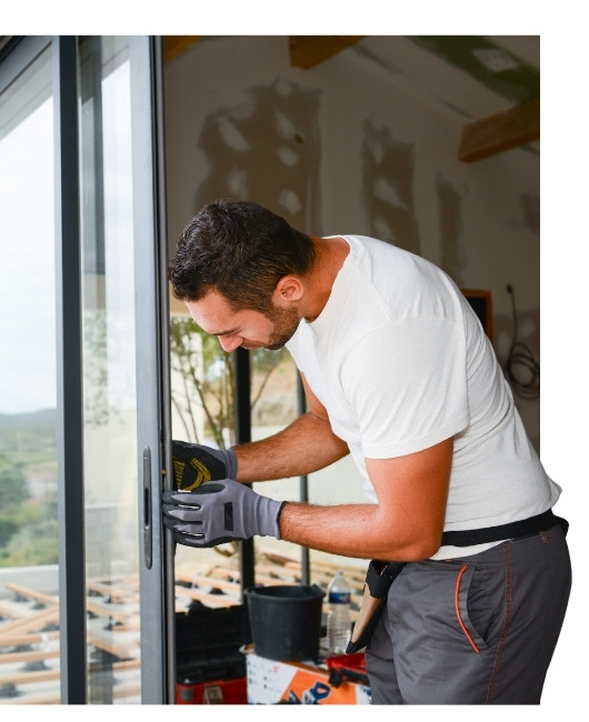 Window installation technician