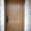 light brown fiberglass front door