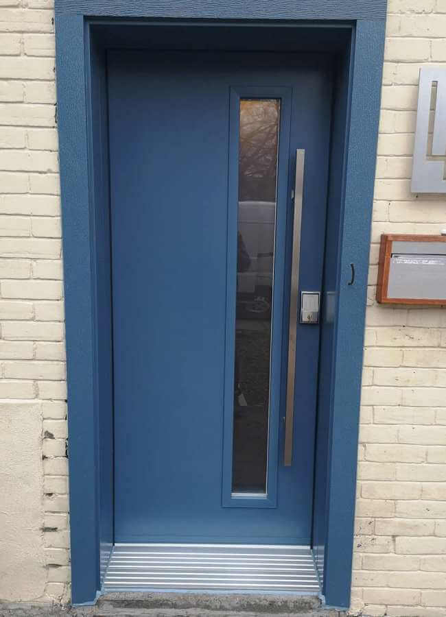 blue steel entry door replacement in Whitby
