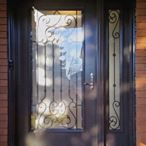 brown steel entry doors replacement in concord