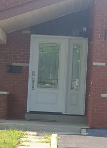 white steel entry door replacement in Oshawa