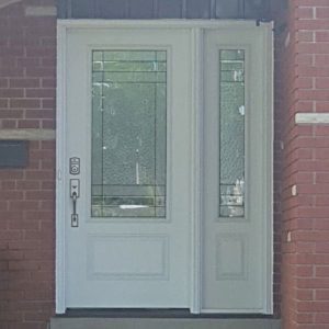 white steel entry doors replacement in oshawa