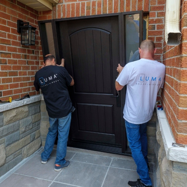 Black Front Door Thornhill