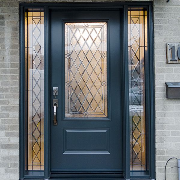 Single White Steel Entry Door Replacement in Mississauga