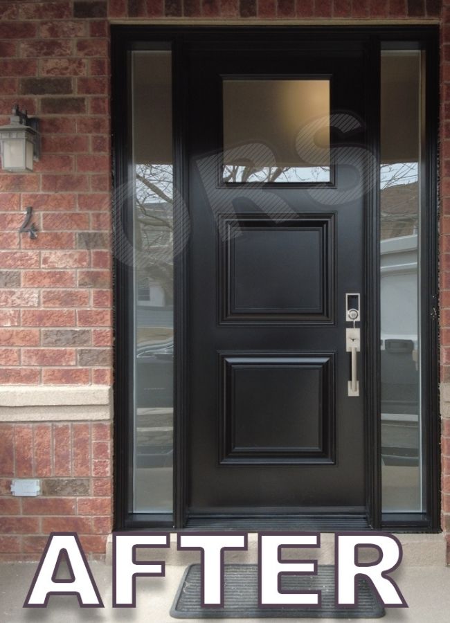 single door with double sidelites replacement in thornhill after
