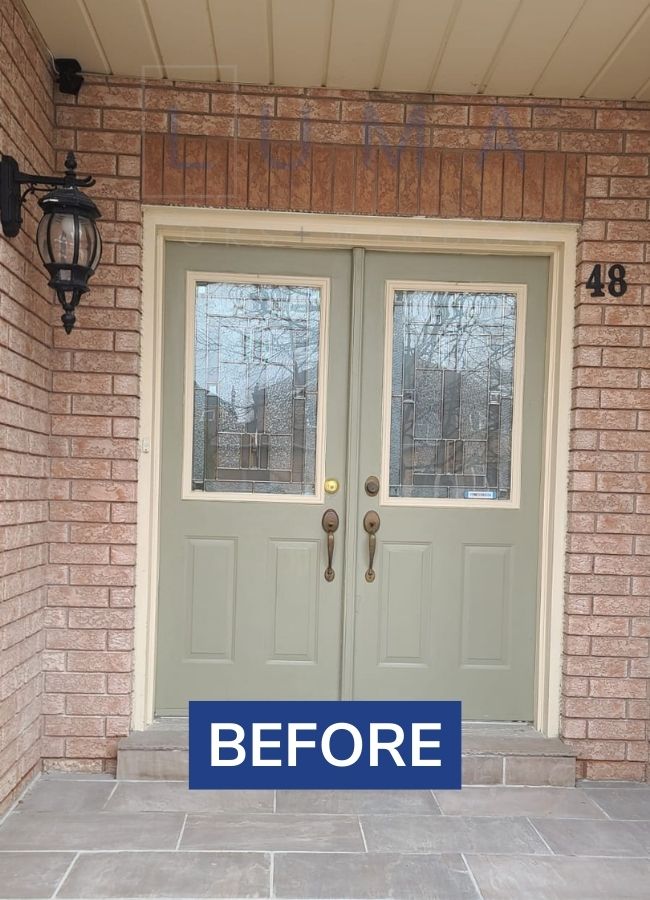 before single fiberglass door replacement brampton