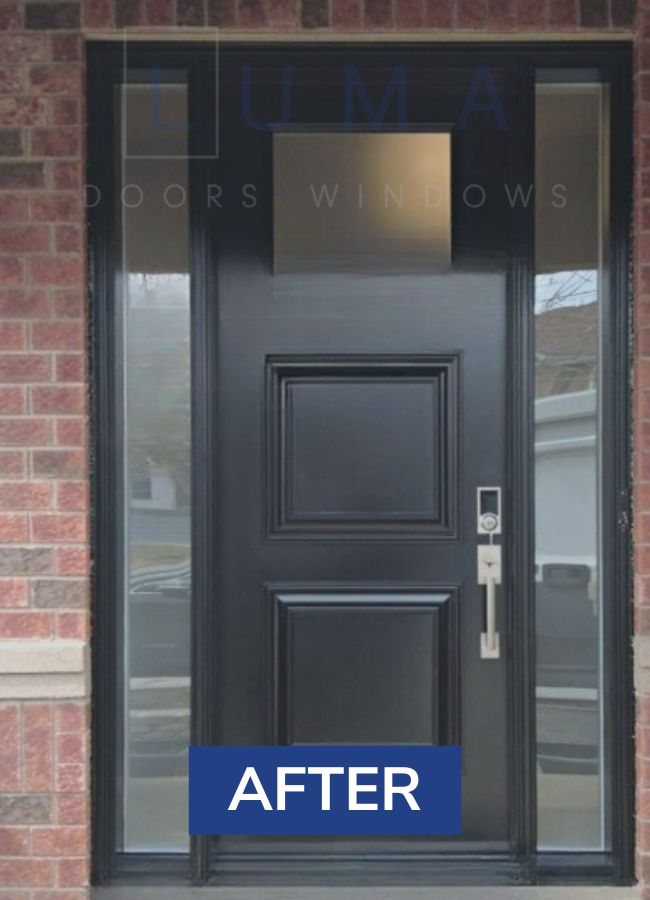 single door with double sidelites replacement thornhill after