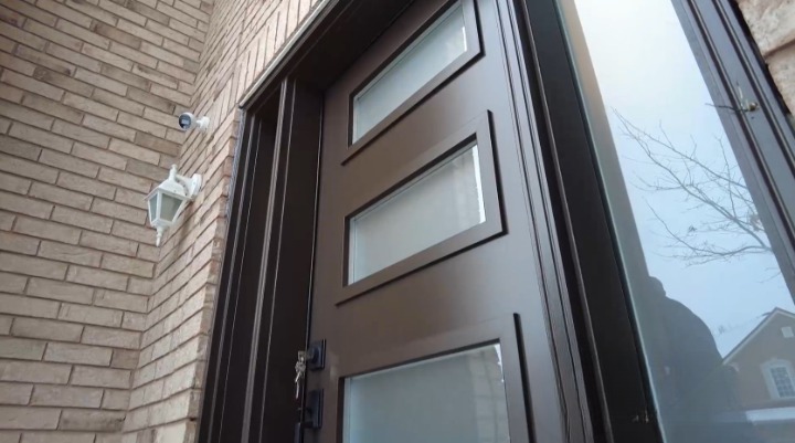 fiberglass door new install