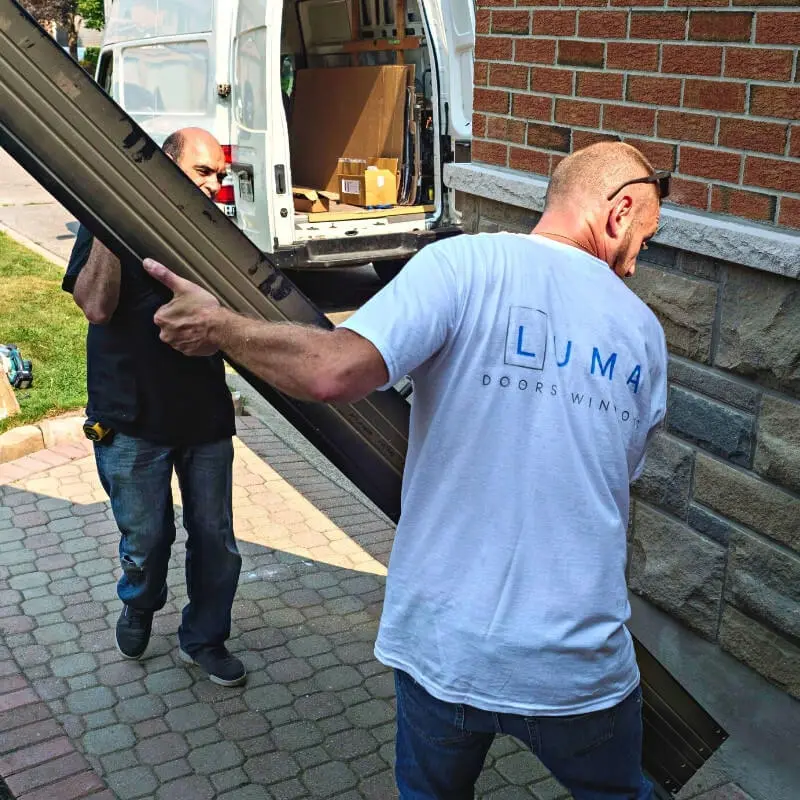 front door installation process