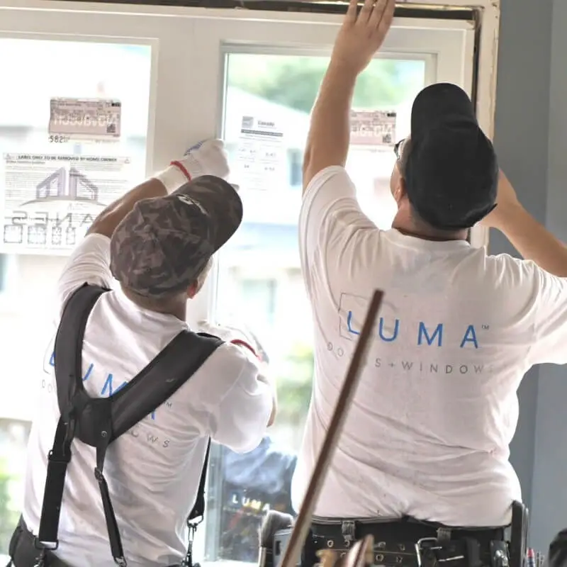 vinyl windows installation by Luma