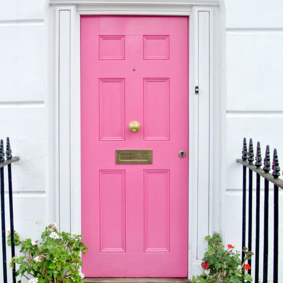 bubblegum fiberglass door