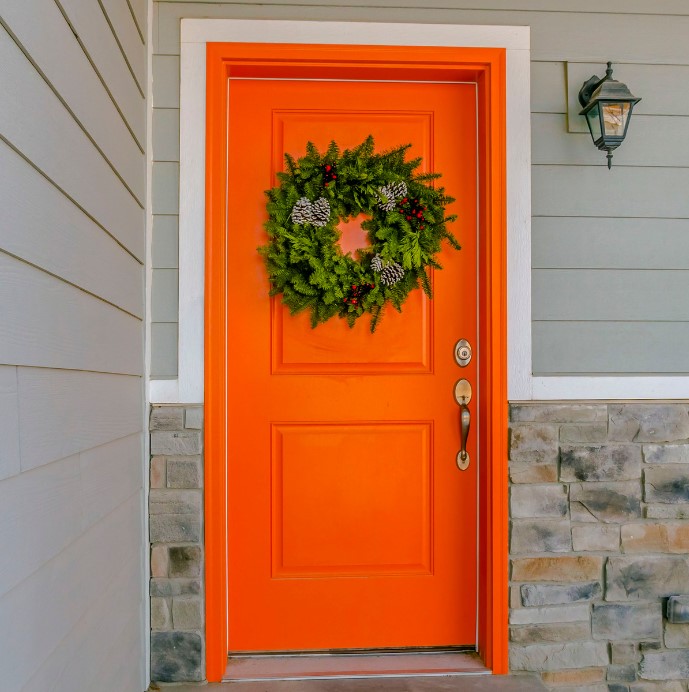cayenne orange door