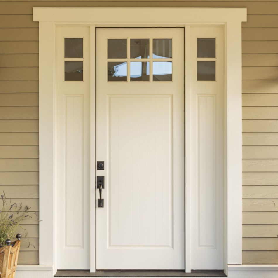 eggshell front door