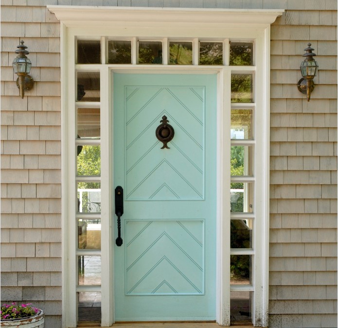 mint choc chip door