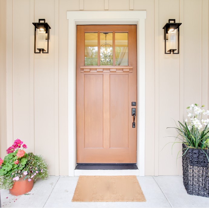 peach blush door