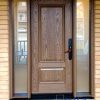 textured elegant fiberglass door