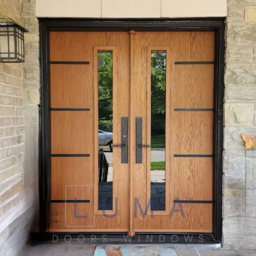 Beautiful Dark Brown Double Door In Aurora 