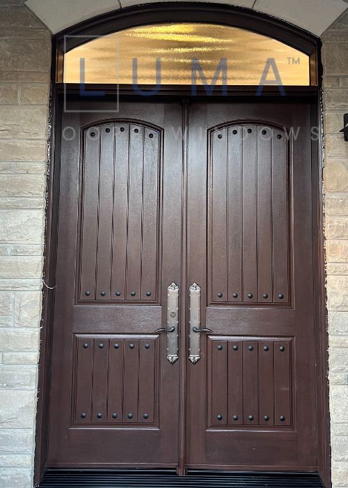Brown-fiberglass-double-door-with-stained-transom