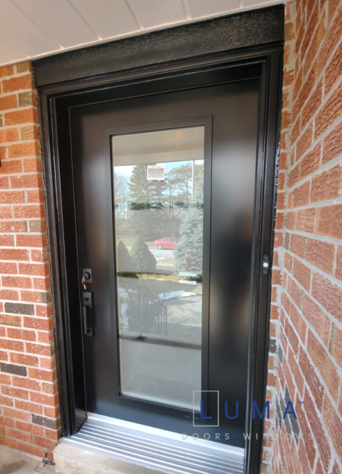 elegant steel door novatech glass home entry