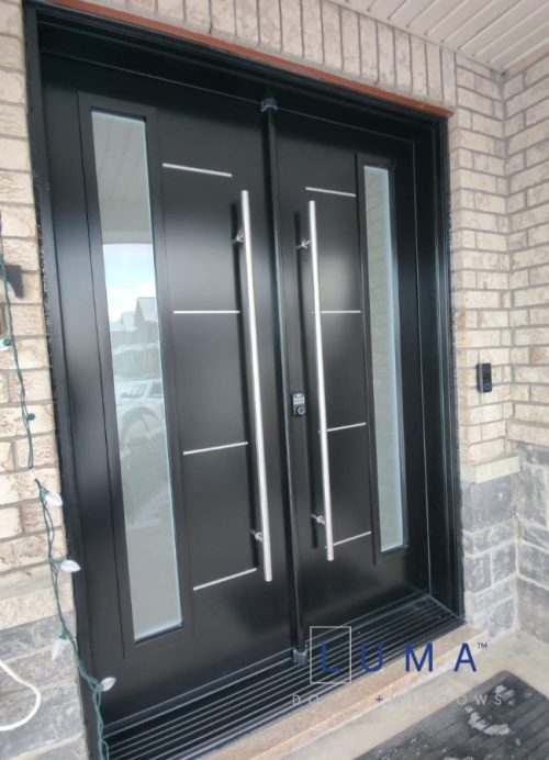 high quality steel double door modern design